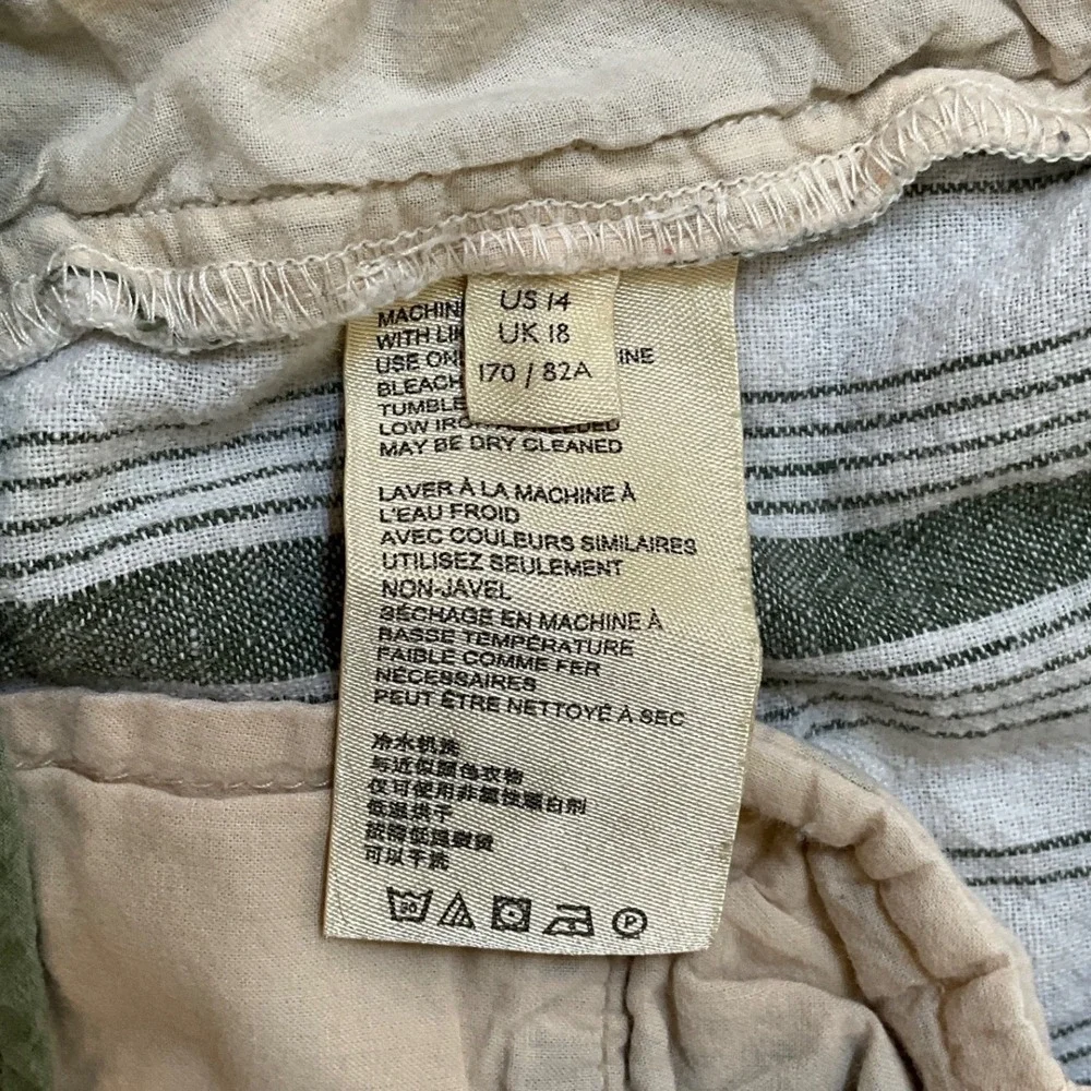 Anthropologie linen blend